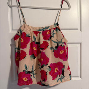 Floral tank blouse